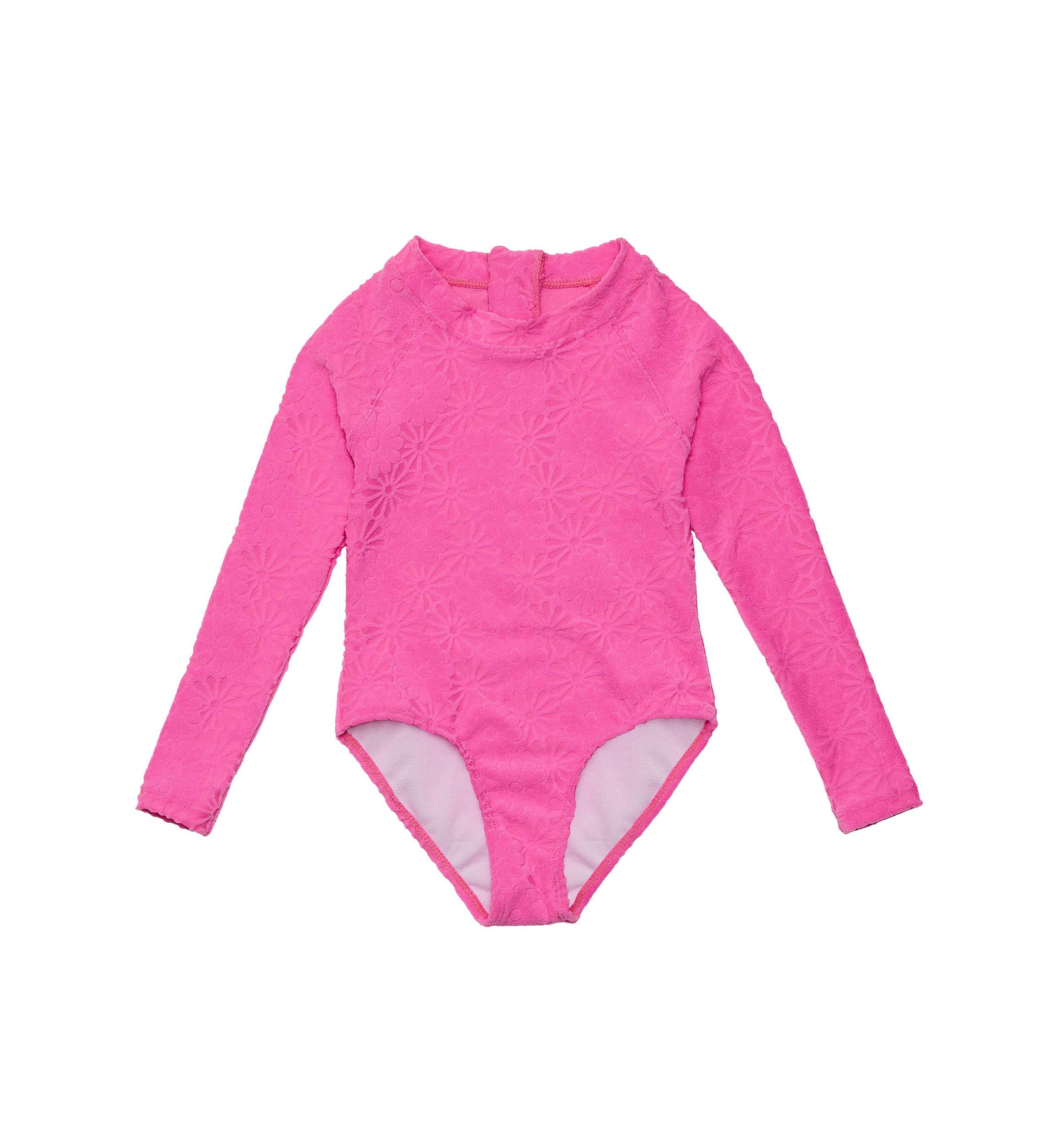 Bubblegum Bloom LS Surf Suit