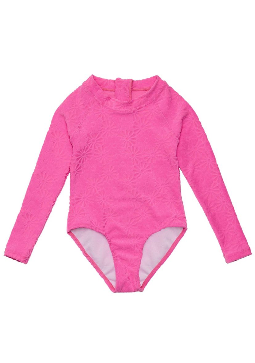Bubblegum Bloom LS Surf Suit