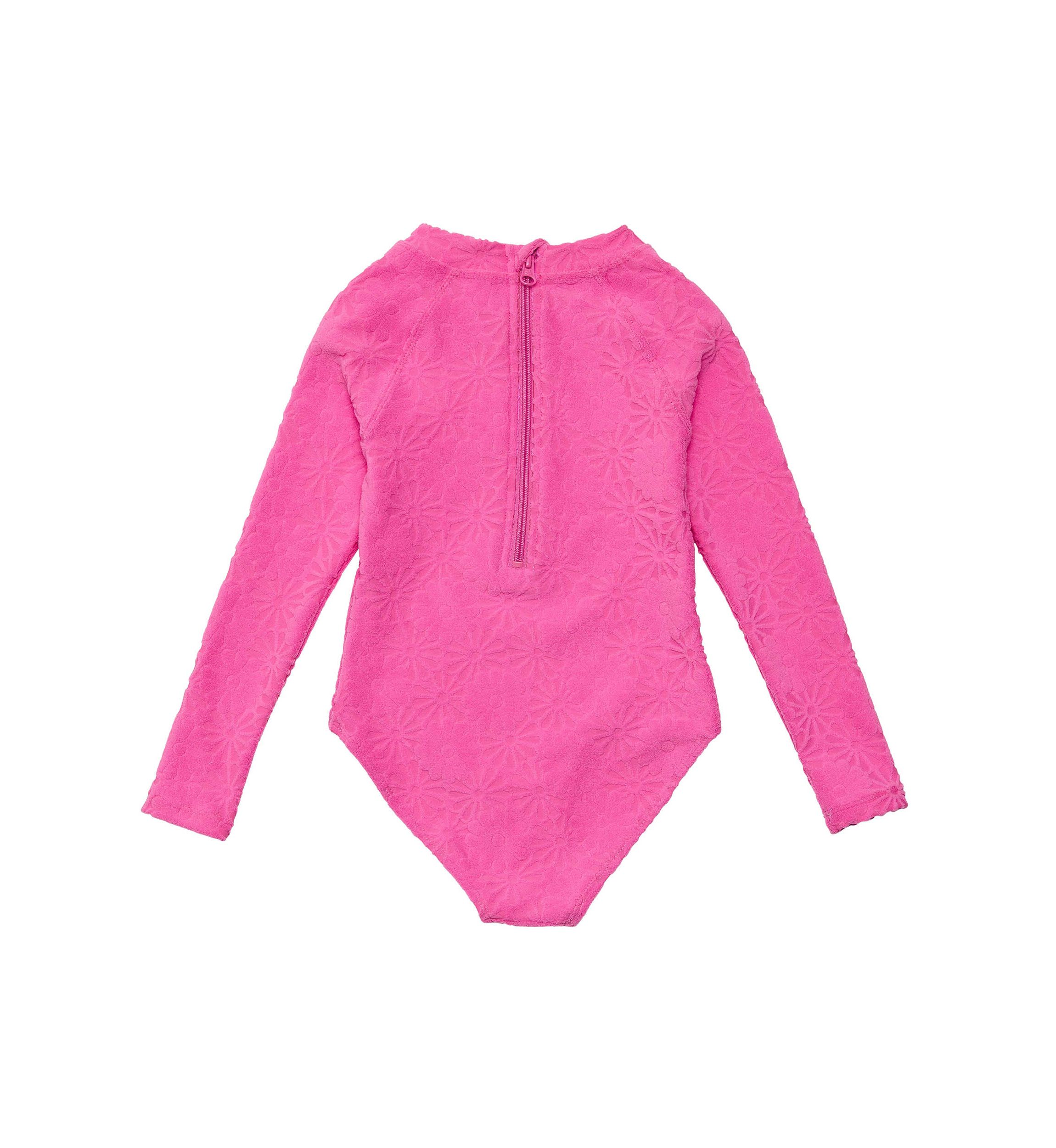 Bubblegum Bloom LS Surf Suit