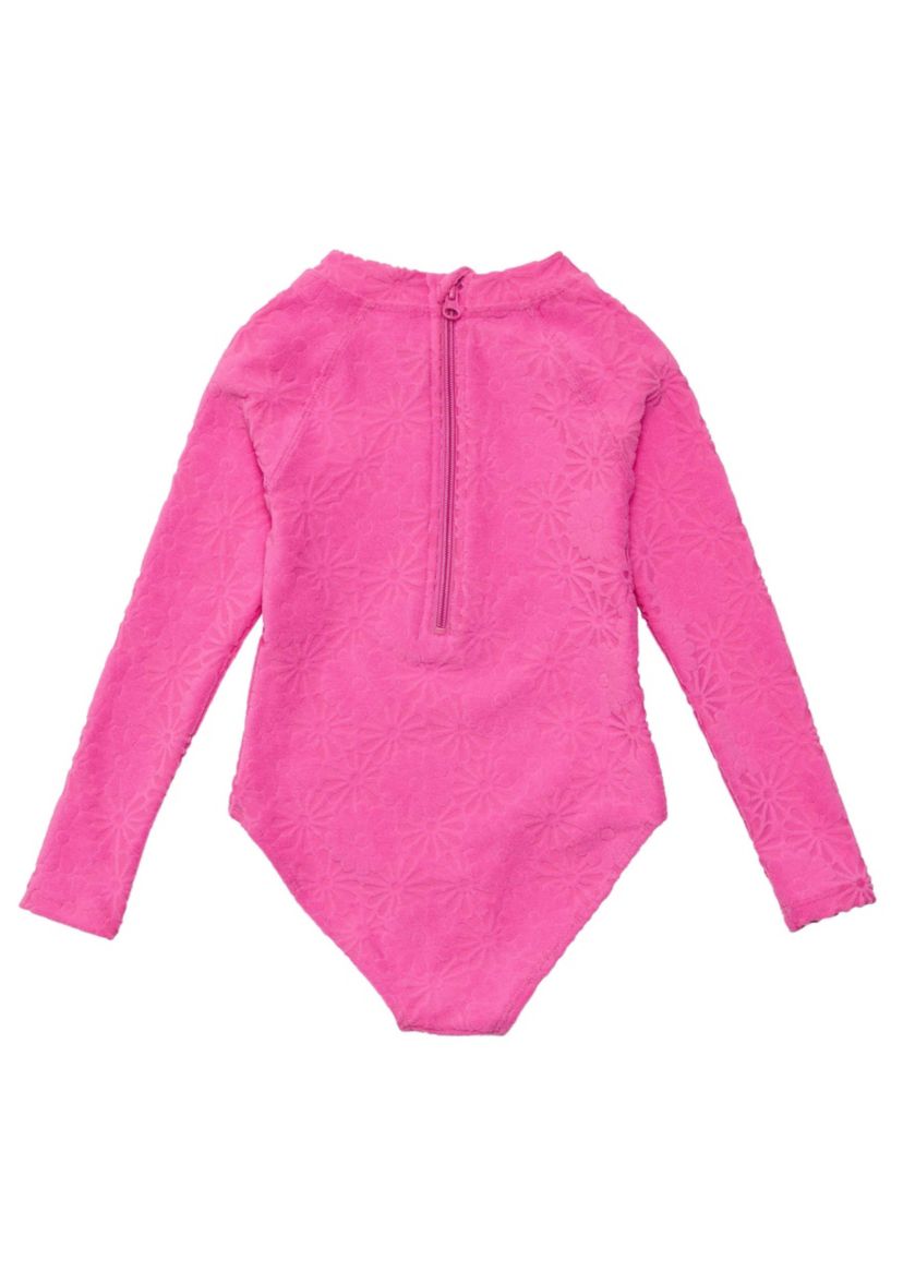 Bubblegum Bloom LS Surf Suit