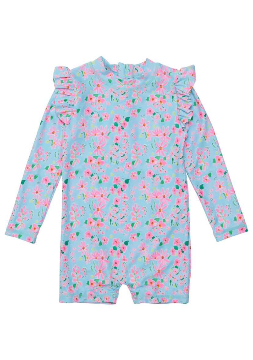 Daisy Chain LS Sunsuit