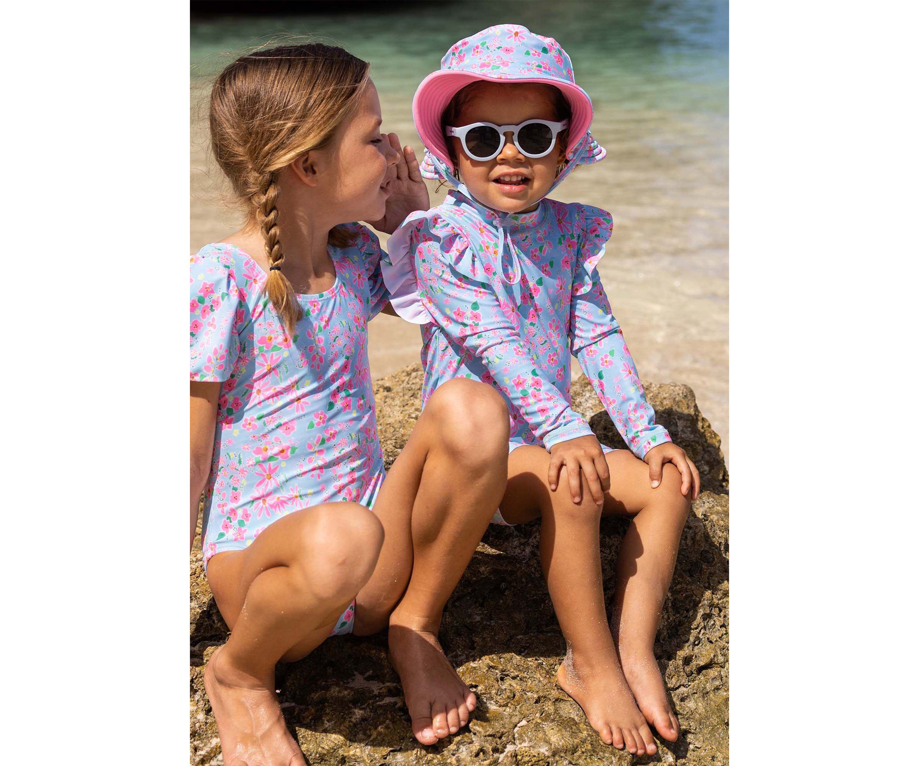 Daisy Chain LS Sunsuit