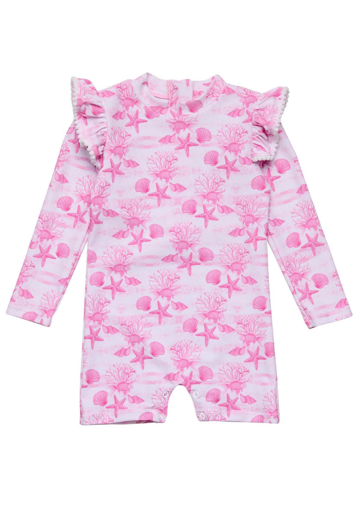 Snapper Rock Snapper Rock Pink Lagoon LS Sunsuit | Belk