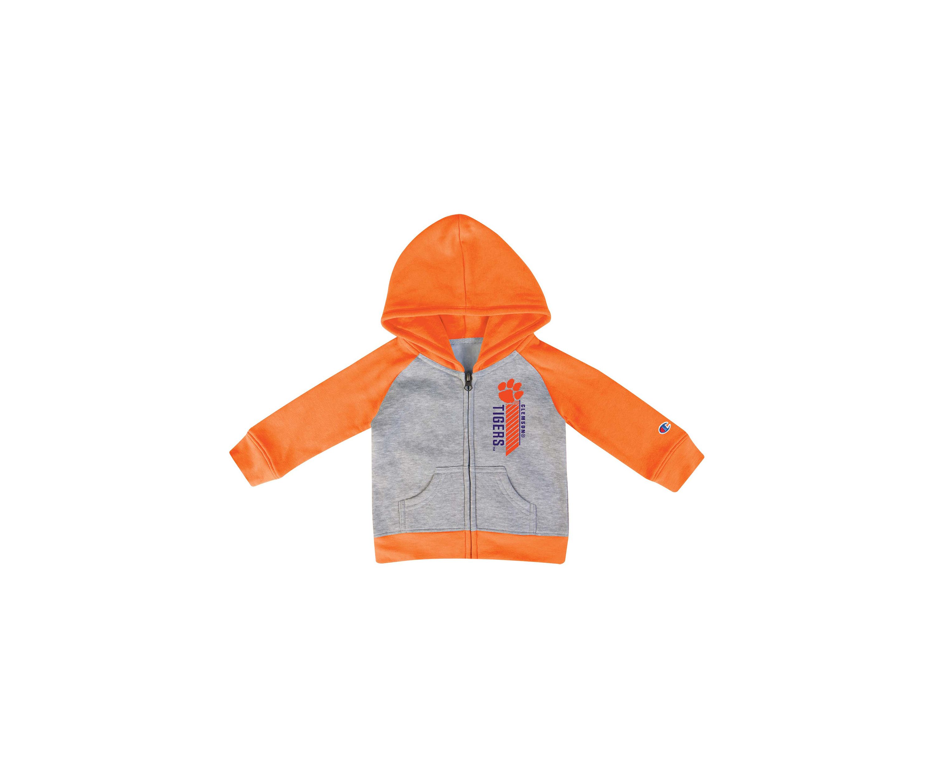 Baby Boys NCAA Clemson Tigers Raglan Zip Hoodie
