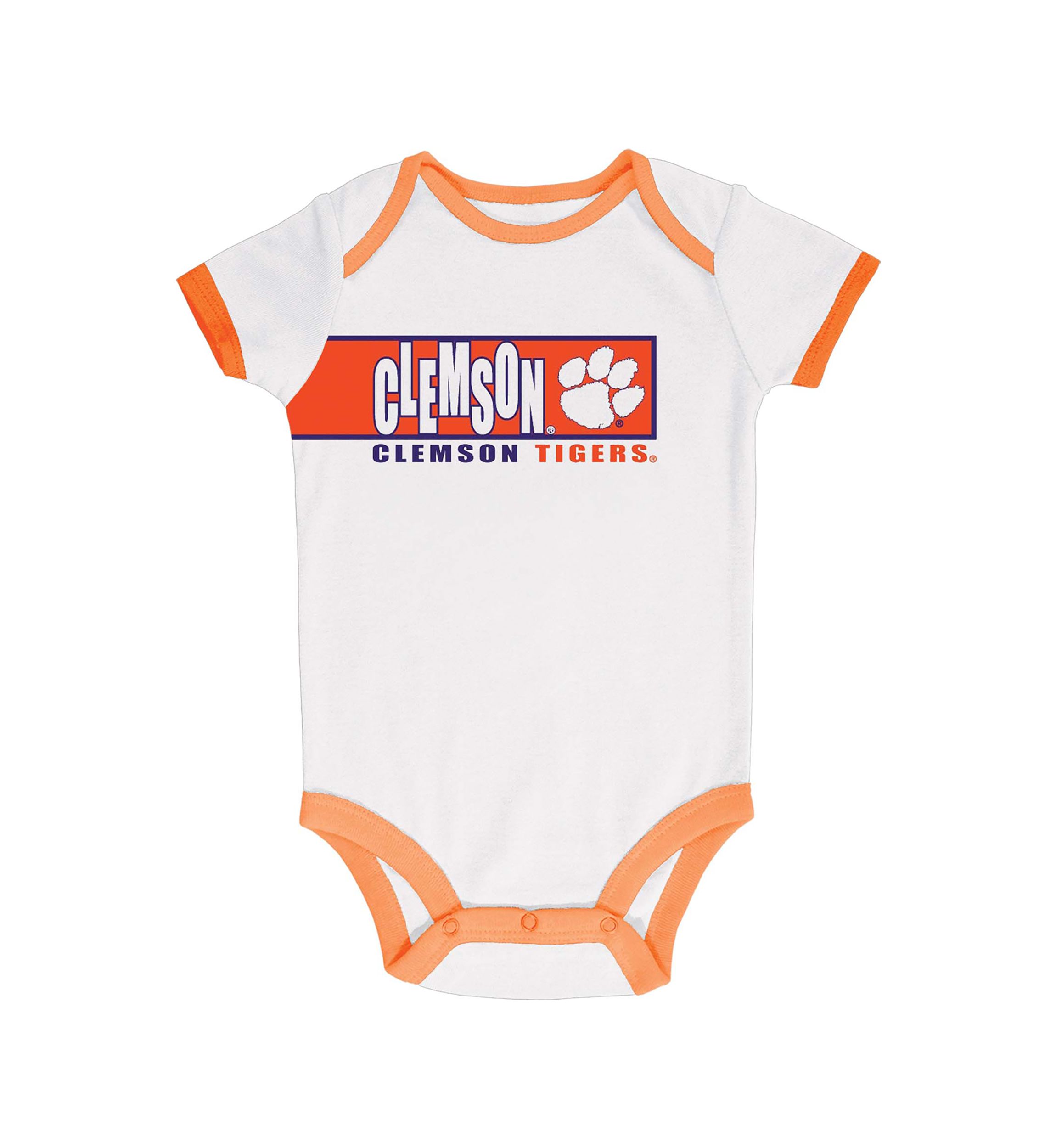 NCAA Clemson Tigers 3-Pack of Bodysuits