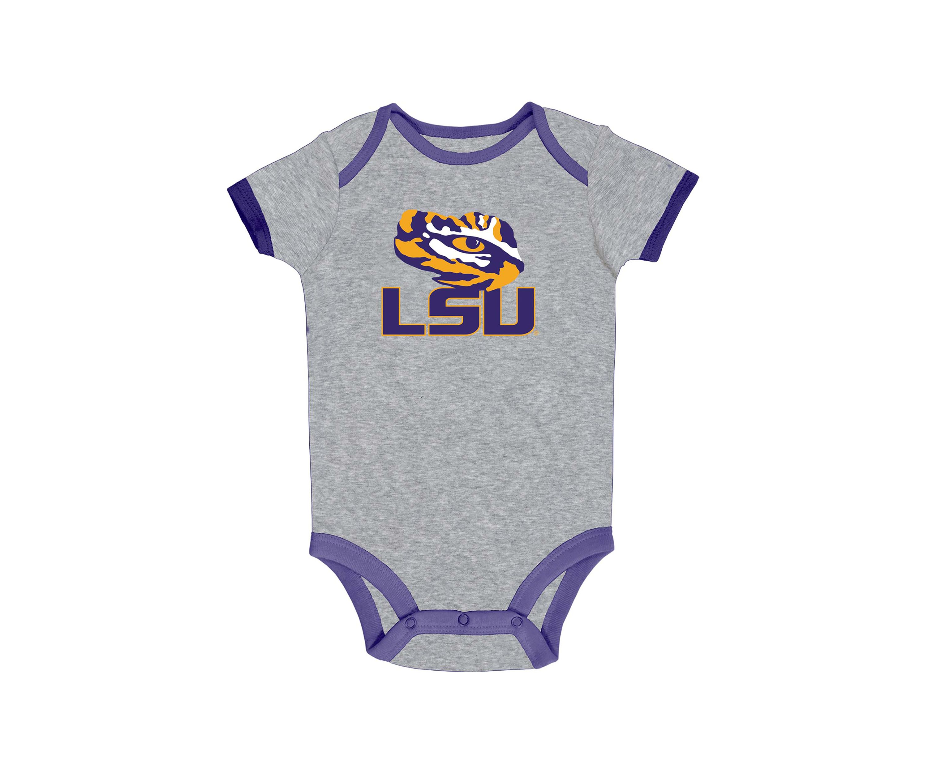 NCAA LSU Tigers 3-Pack of Bodysuits