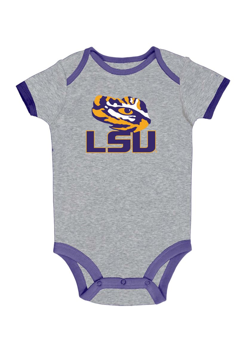NCAA LSU Tigers 3-Pack of Bodysuits
