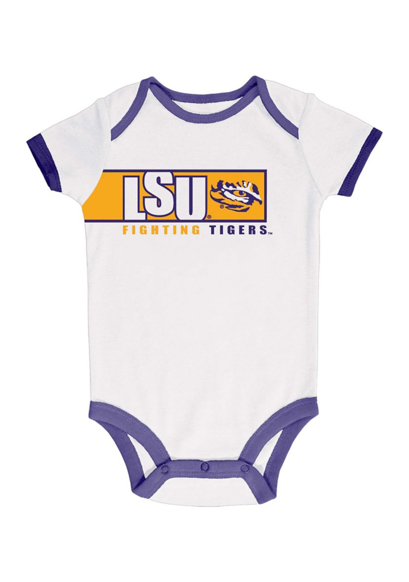 NCAA LSU Tigers 3-Pack of Bodysuits