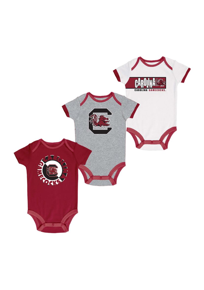 NCAA South Carolina Gamecocks 3-Pack of Bodysuits
