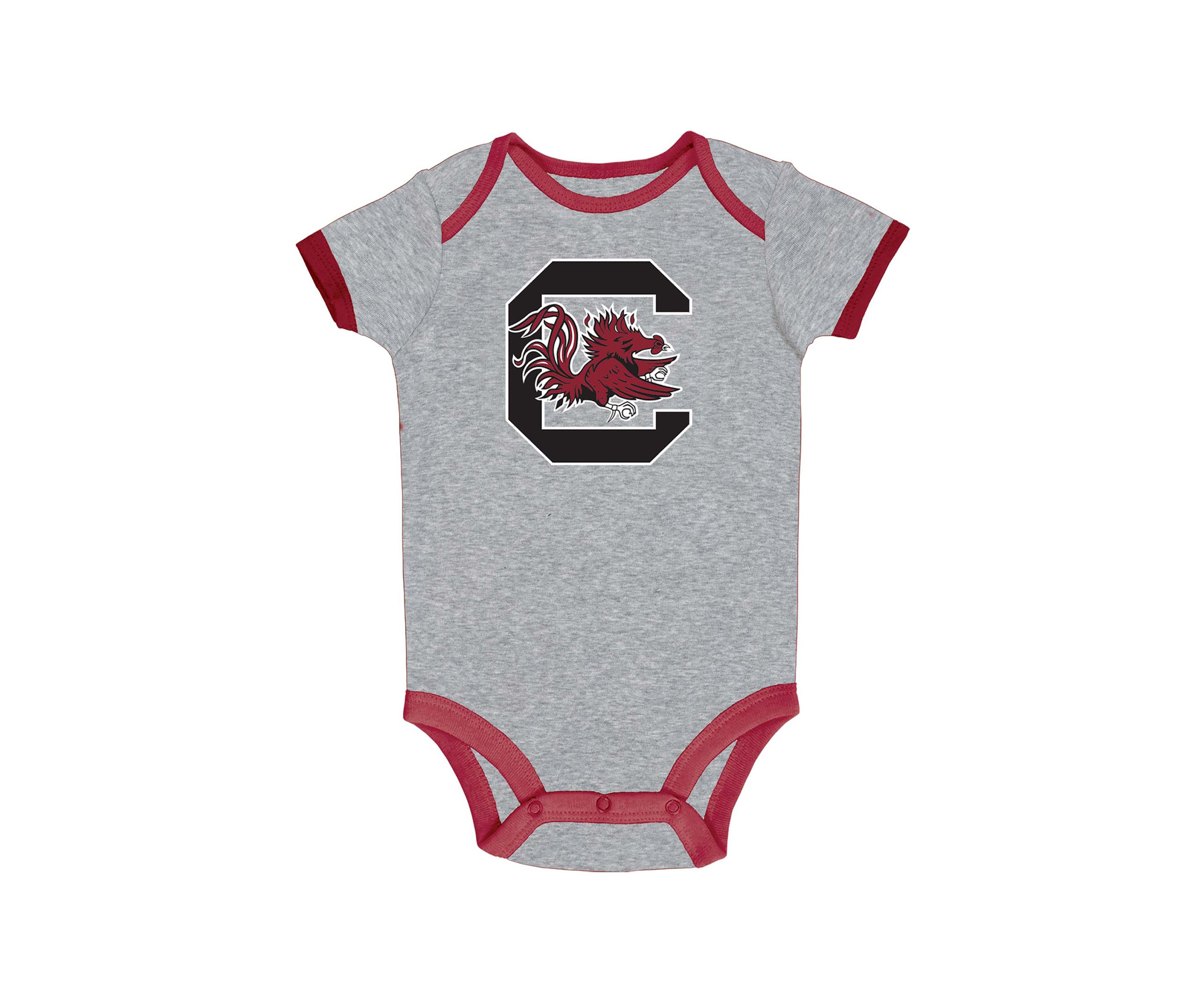 NCAA South Carolina Gamecocks 3-Pack of Bodysuits