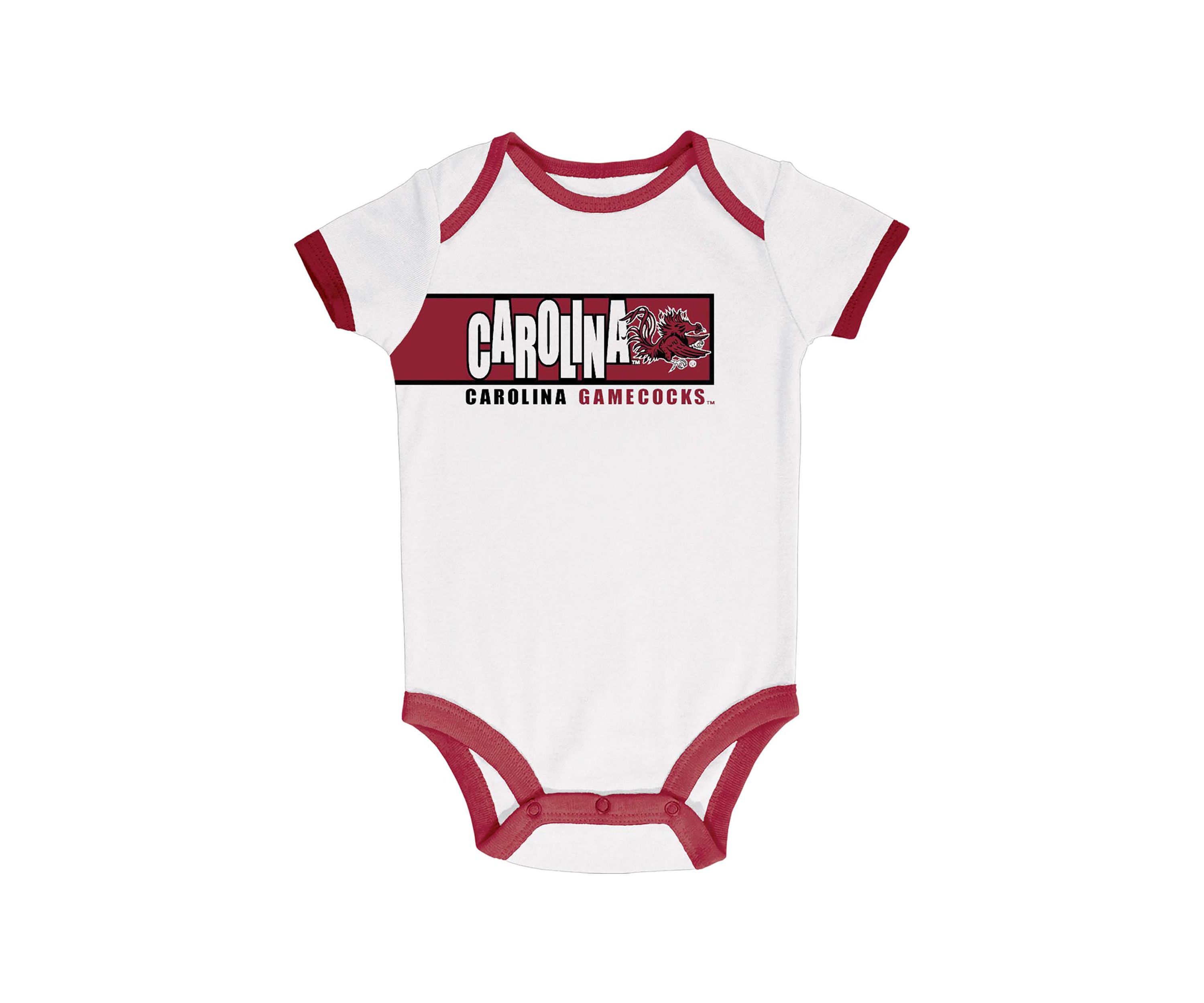 NCAA South Carolina Gamecocks 3-Pack of Bodysuits