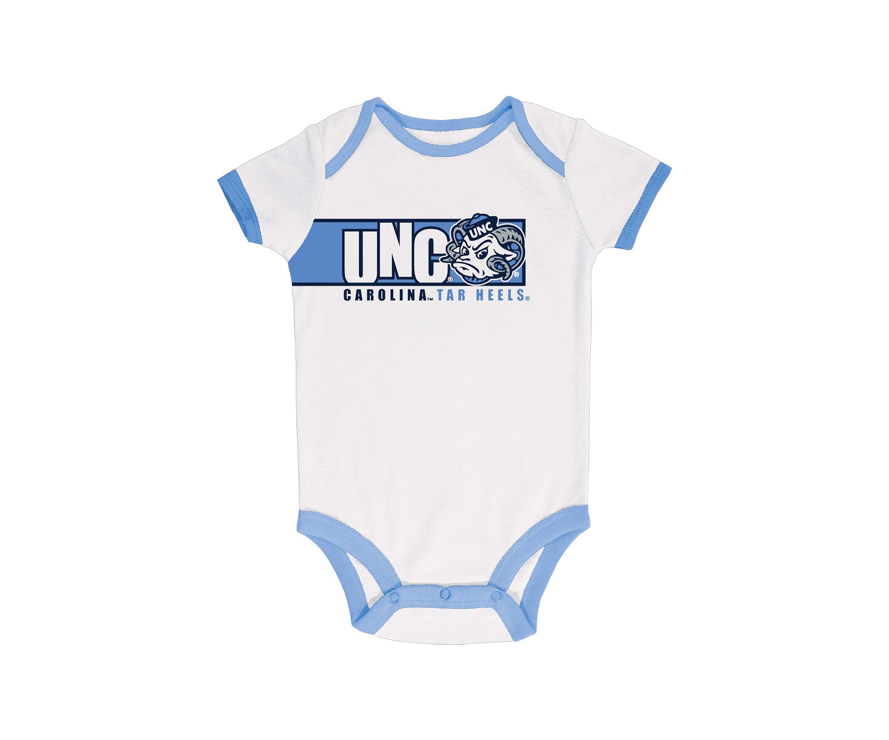 NCAA North Carolina Tar Heels 3-Pack of Bodysuits