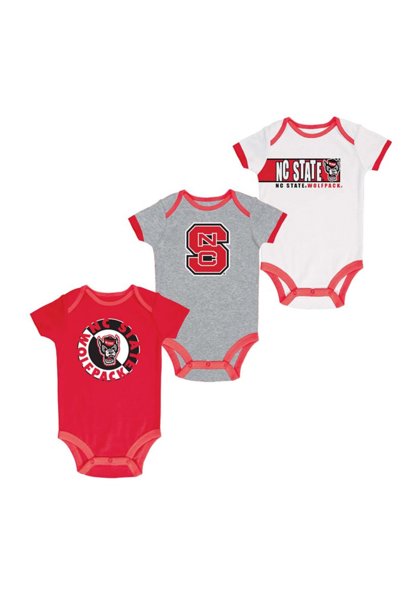 Baby Boys NC State Wolfpack 3 Pack Bodysuit Set