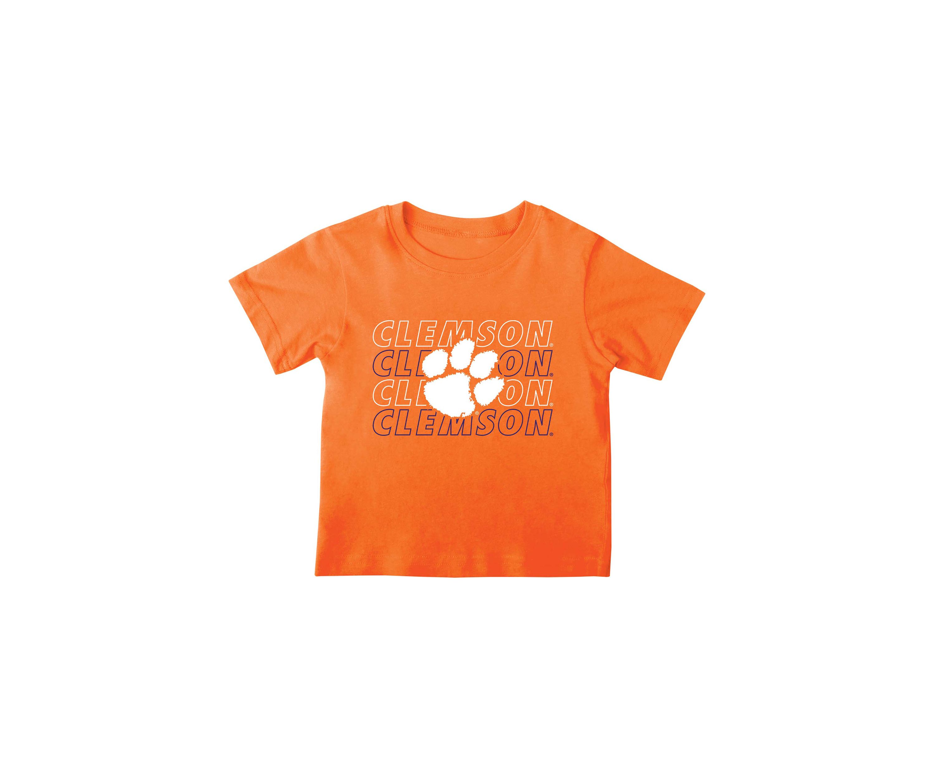 Toddler Boys NCAA Clemson Tigers Short Sleeve T-Shirt