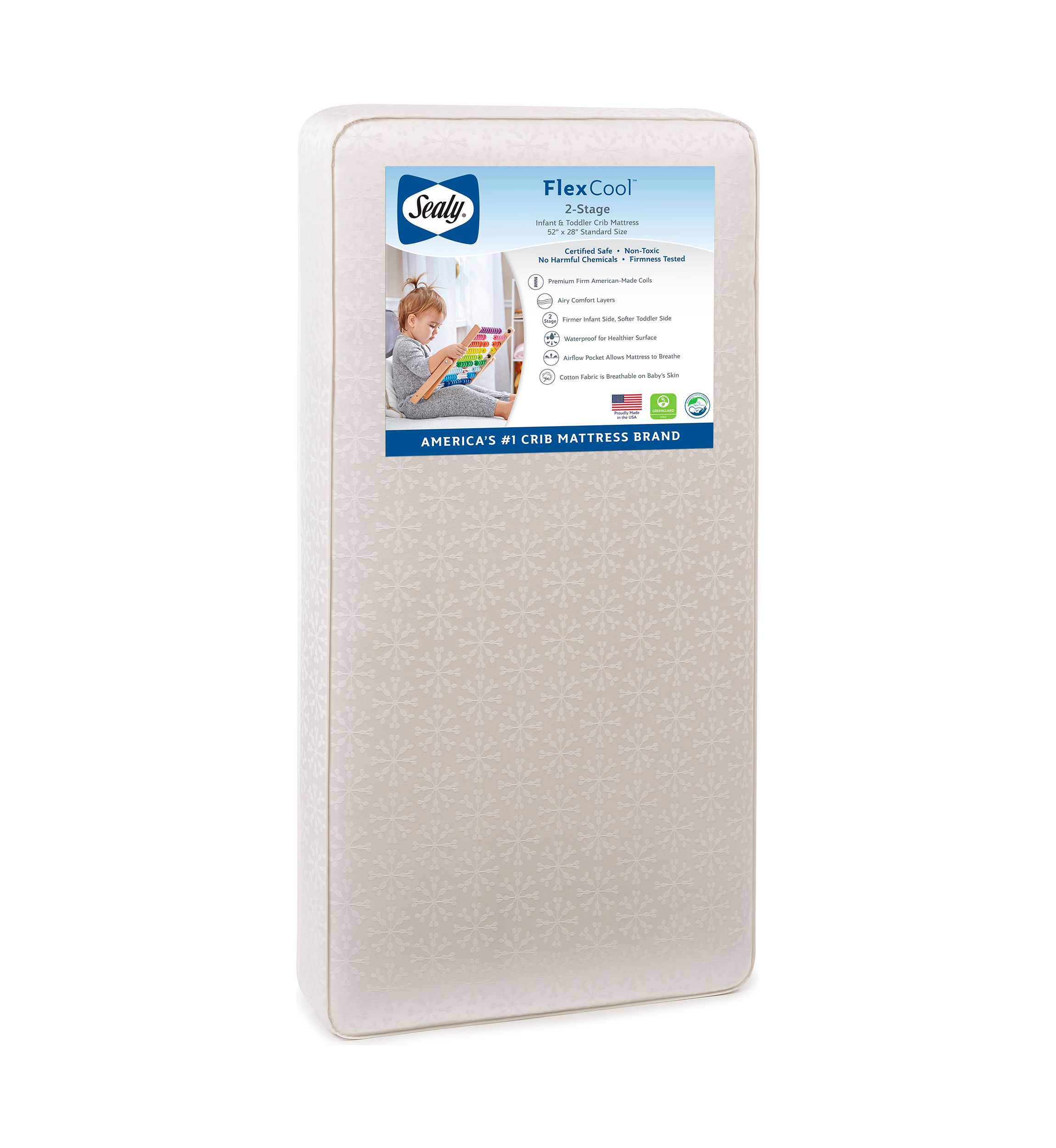 FlexCool 2-Stage Crib and Toddler Mattress