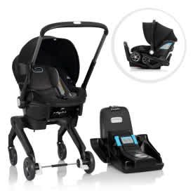 Evenflo Kids Shyft Dualride Infant Car Seat/Stroller, Black