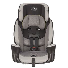 Evenflo Kids Booster Car Seat Gray