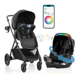 Evenflo Shyft Intuiti Plus Travel System with Revolve Litemax NXT ICS and  Sensory Soother | Belk