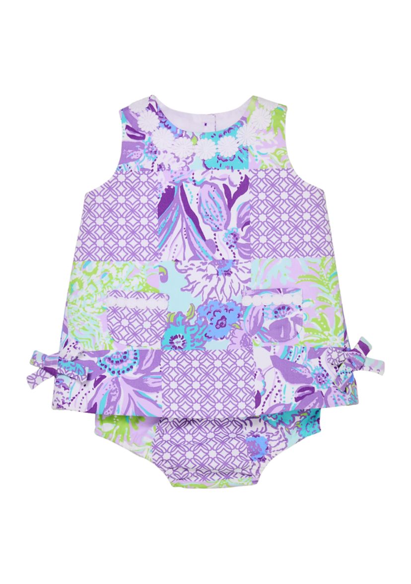 Baby Girls Shift Dress with Bloomer