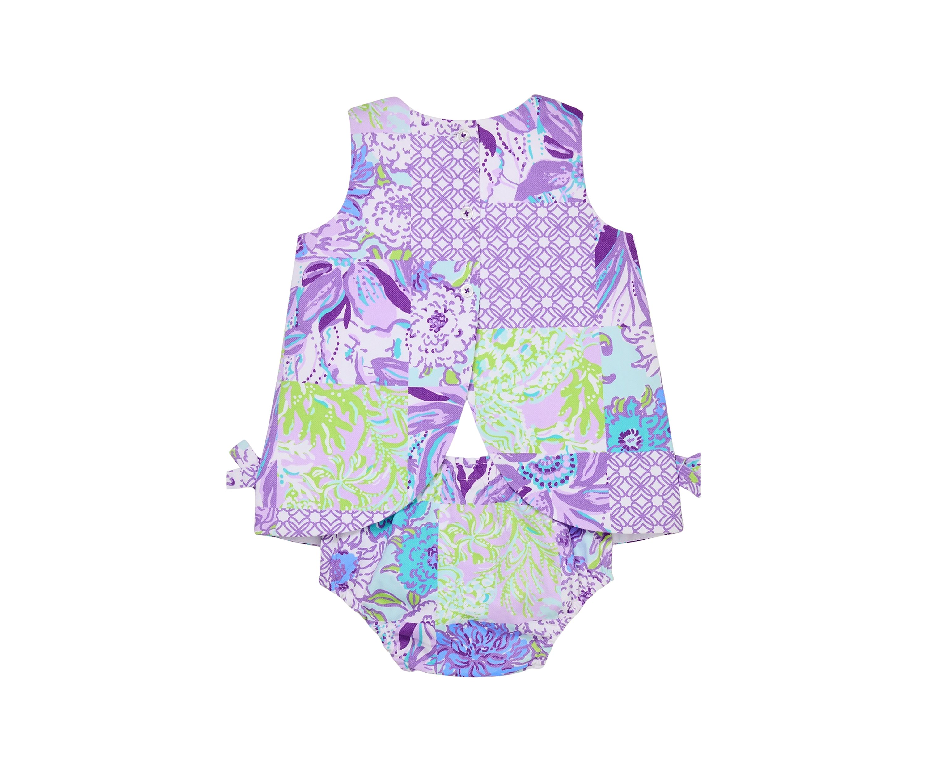 Baby Girls Shift Dress with Bloomer