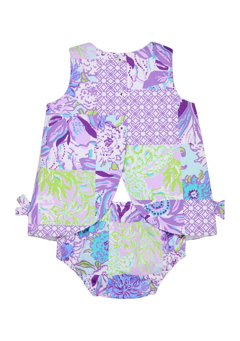 Baby Girls Shift Dress with Bloomer