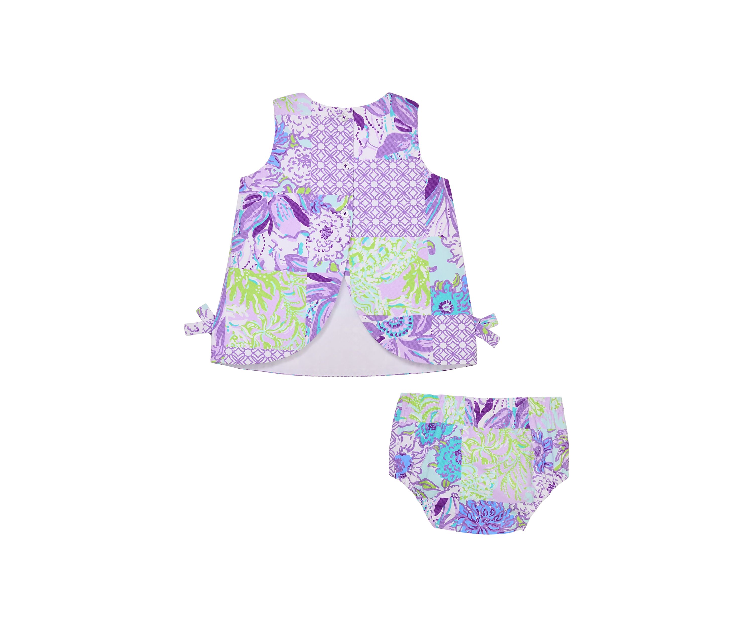 Baby Girls Shift Dress with Bloomer
