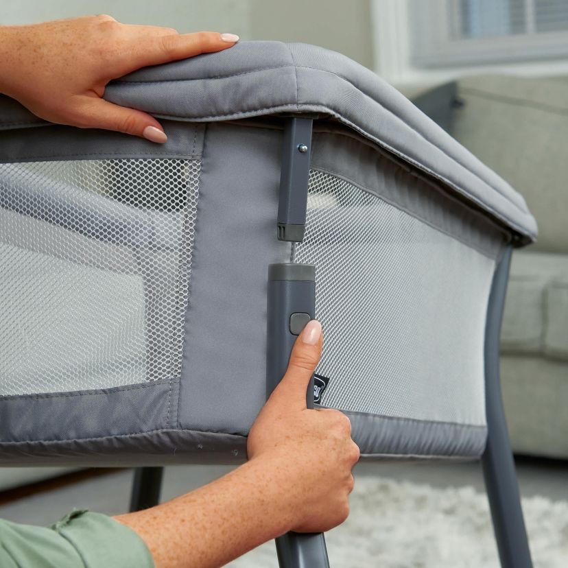 LullaGo Anywhere Portable Bassinet Sandstone