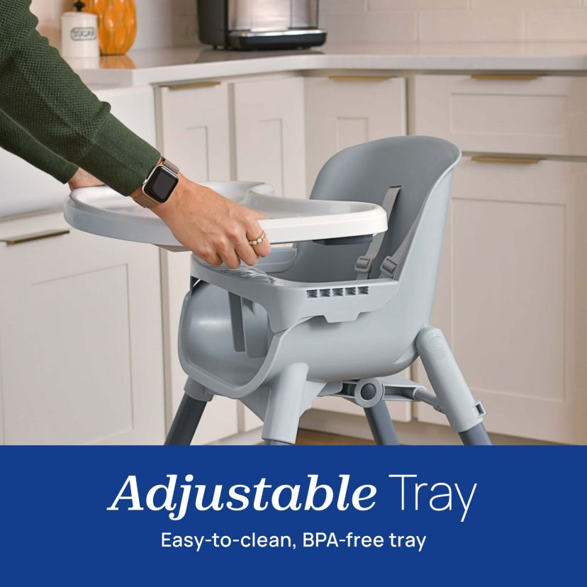Zest 4-in-1 Folding High Chair Seasalt