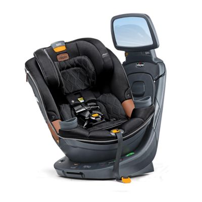 Chicco Kids Fit360 Zip ClearTex Rotating Convertible Car Seat w/ Fit360 Mirror Jet