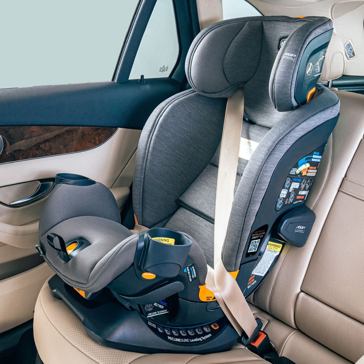 OneFit LX ClearTex All-in-One Car Seat Smoke