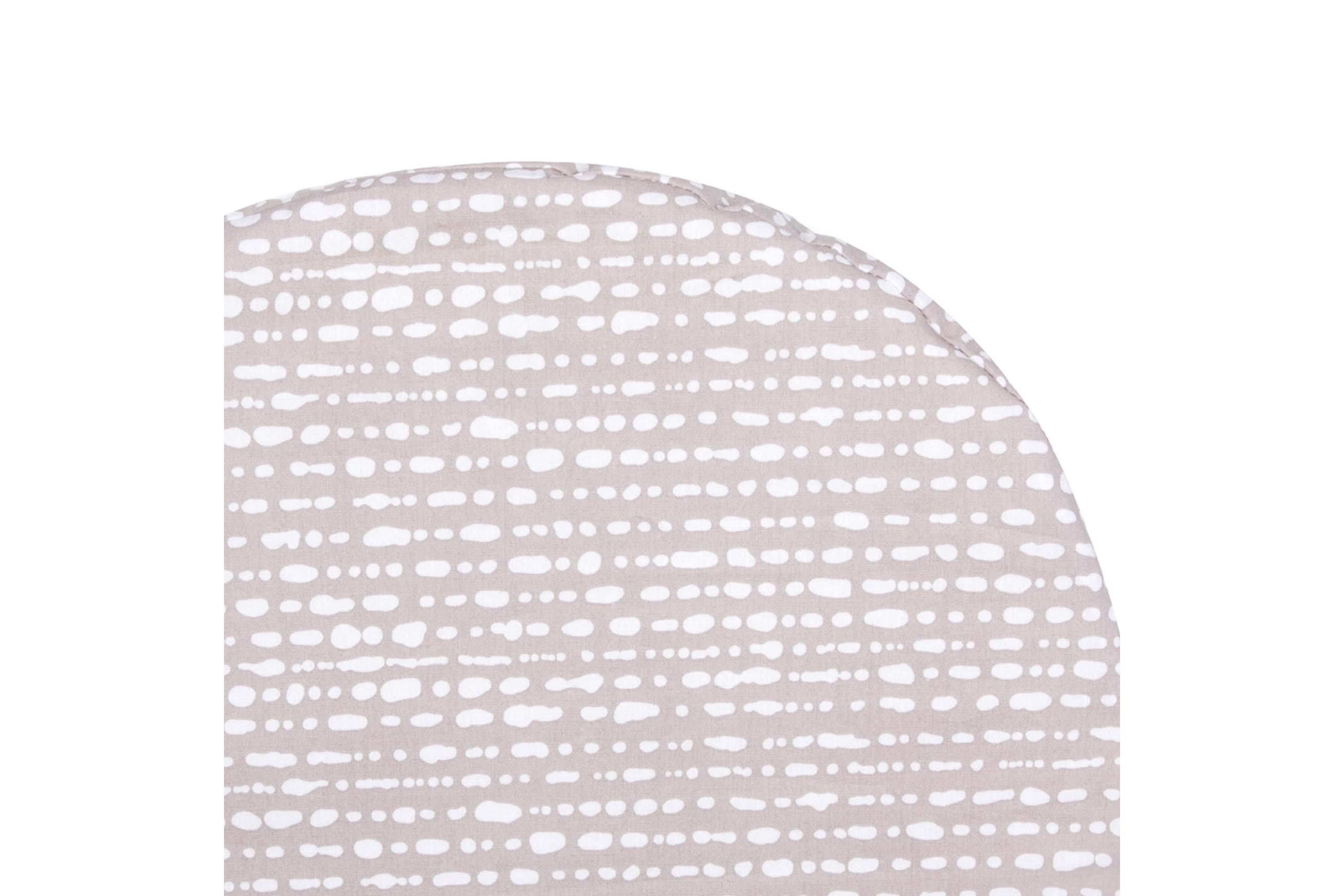 Boppy Organic Cotton Pregnancy Support Wedge Pillow Biscotti Liquid Stripe