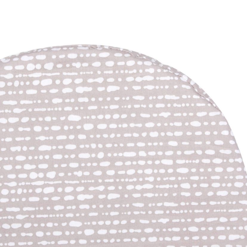 Boppy Organic Cotton Pregnancy Support Wedge Pillow Biscotti Liquid Stripe
