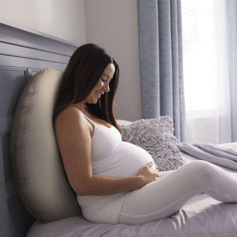 Boppy Cuddle Pillow w/ Organic Cotton Cover Biscuit