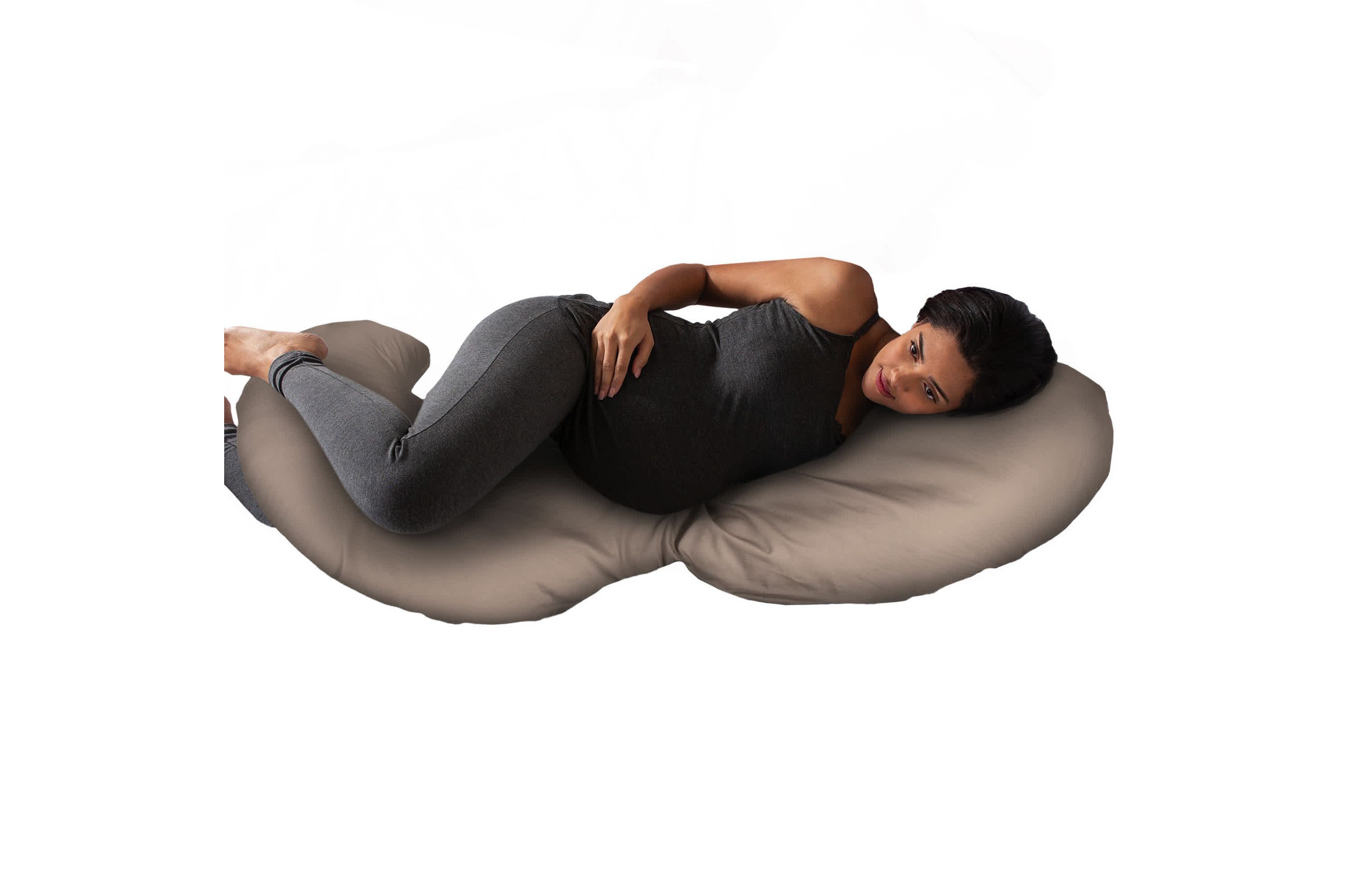 Boppy Total Body Pillow w/ Organic Cotton Cover Biscuit