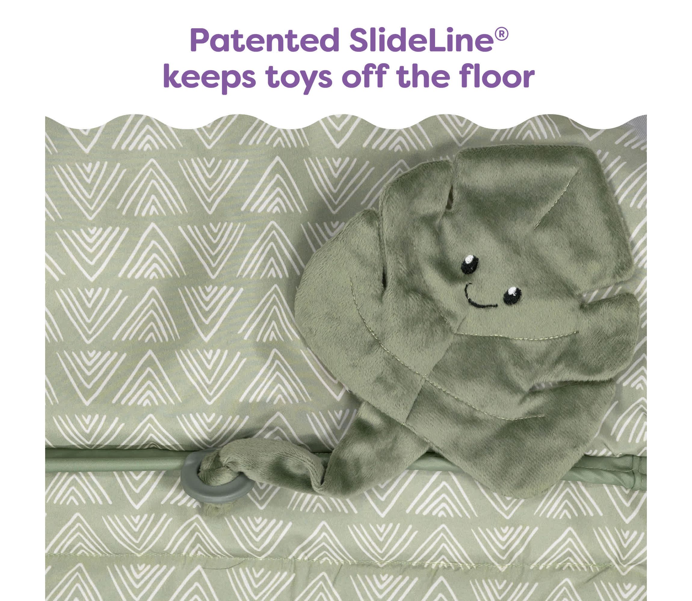 Boppy Shopping Cart Cover Happy Green Leaf