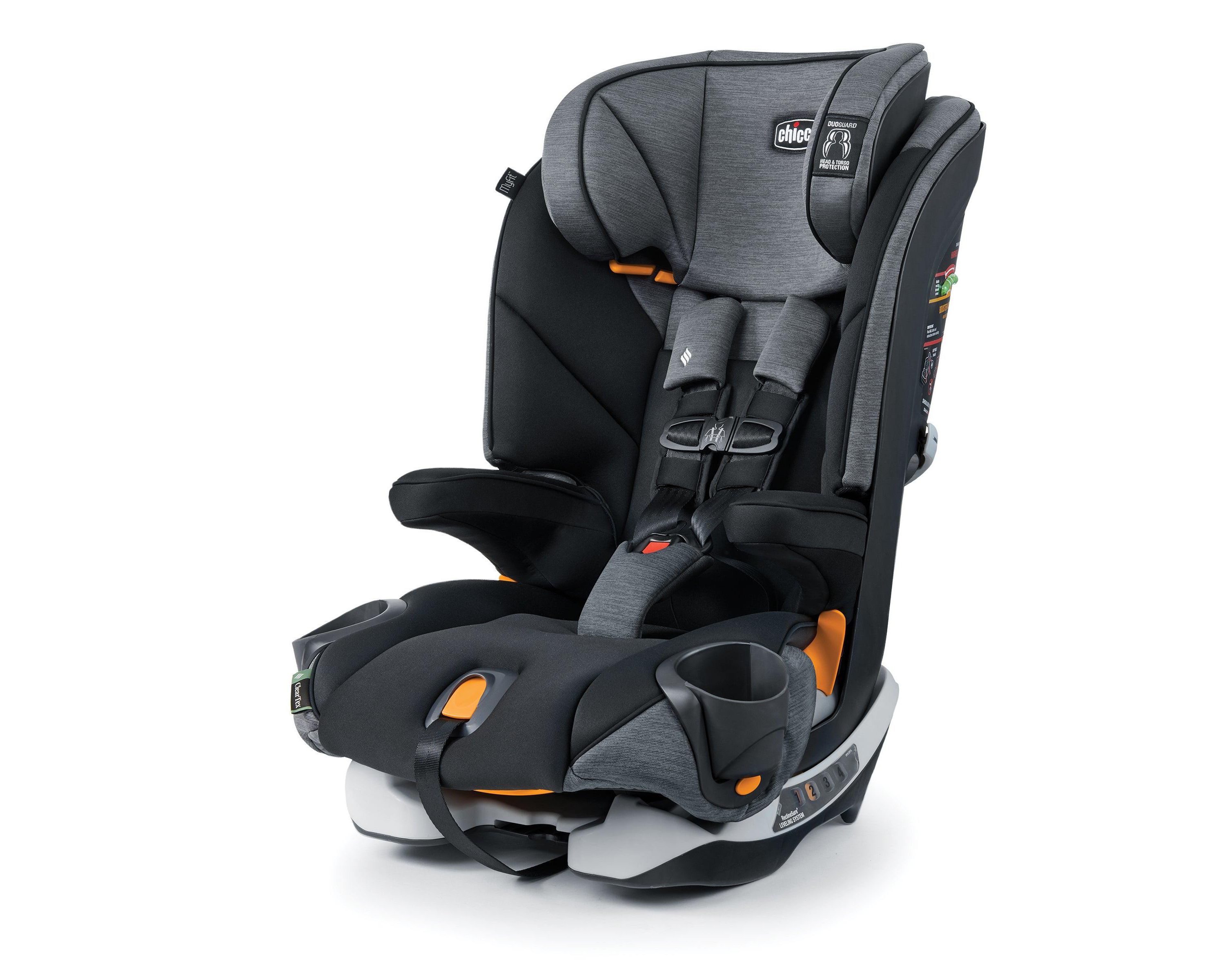 MyFit ClearTex Harness + Booster Car Seat Shadow