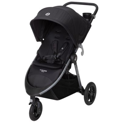 Gia XP 3-Wheel Stroller Midnight Black