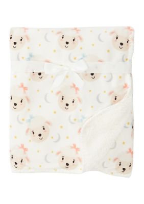 Lamb Printed Receiving Blanket