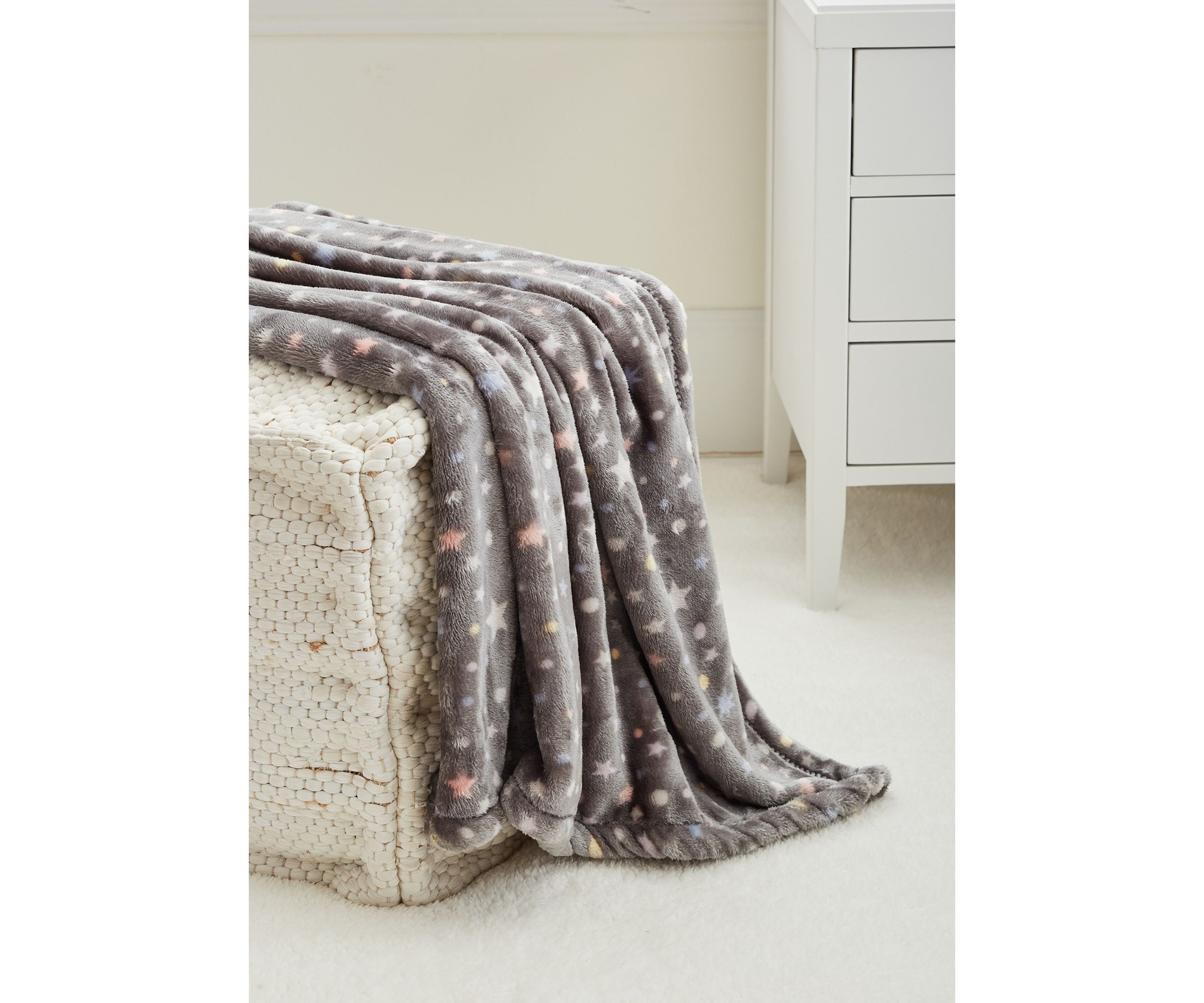 Gray Stars Blanket