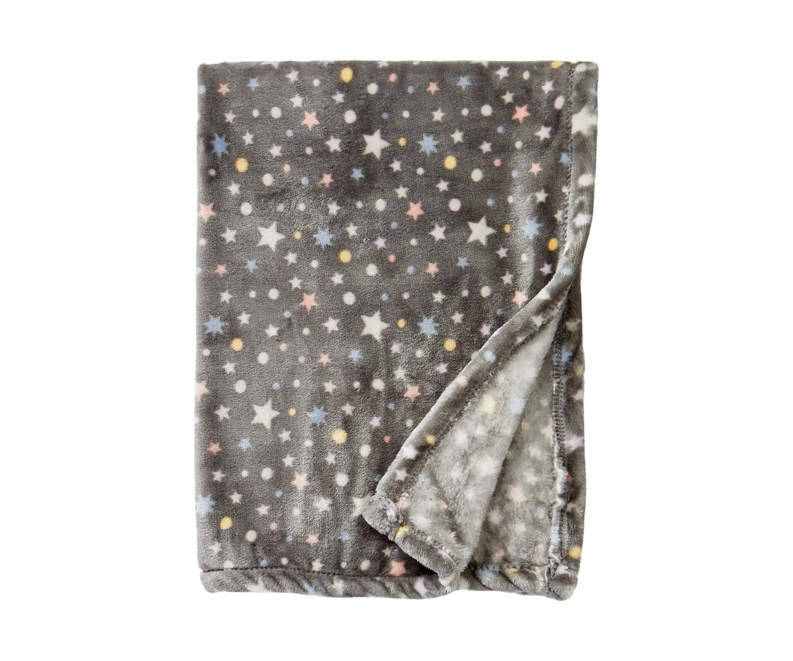 Gray Stars Blanket