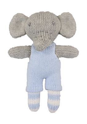 7'' Blue Elephant Rattle