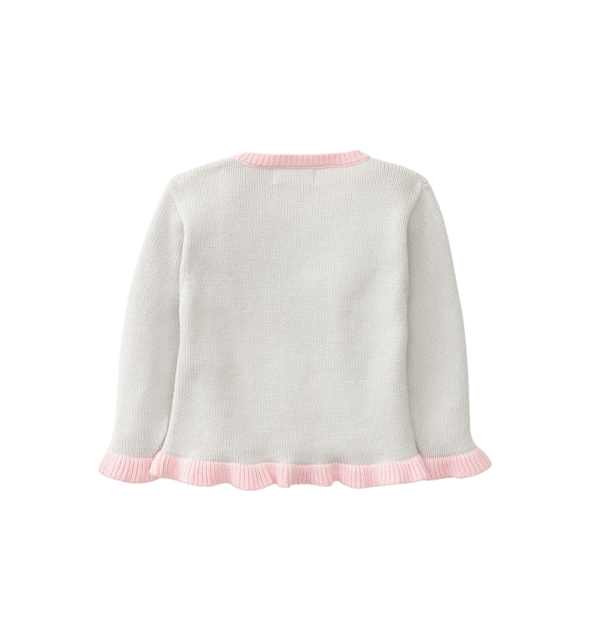 Baby Girls Fox Appliqué Sweater
