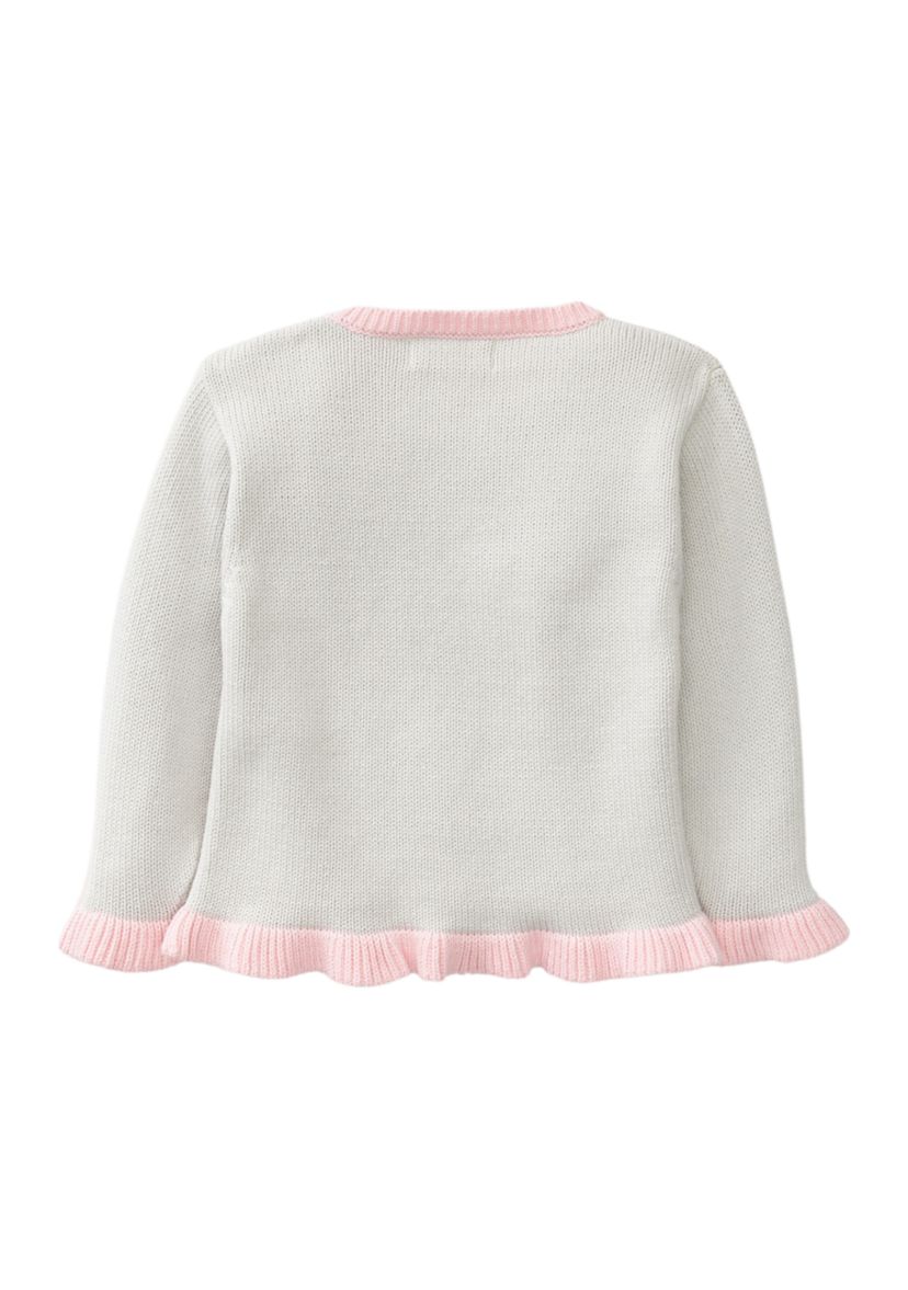 Baby Girls Fox Appliqué Sweater