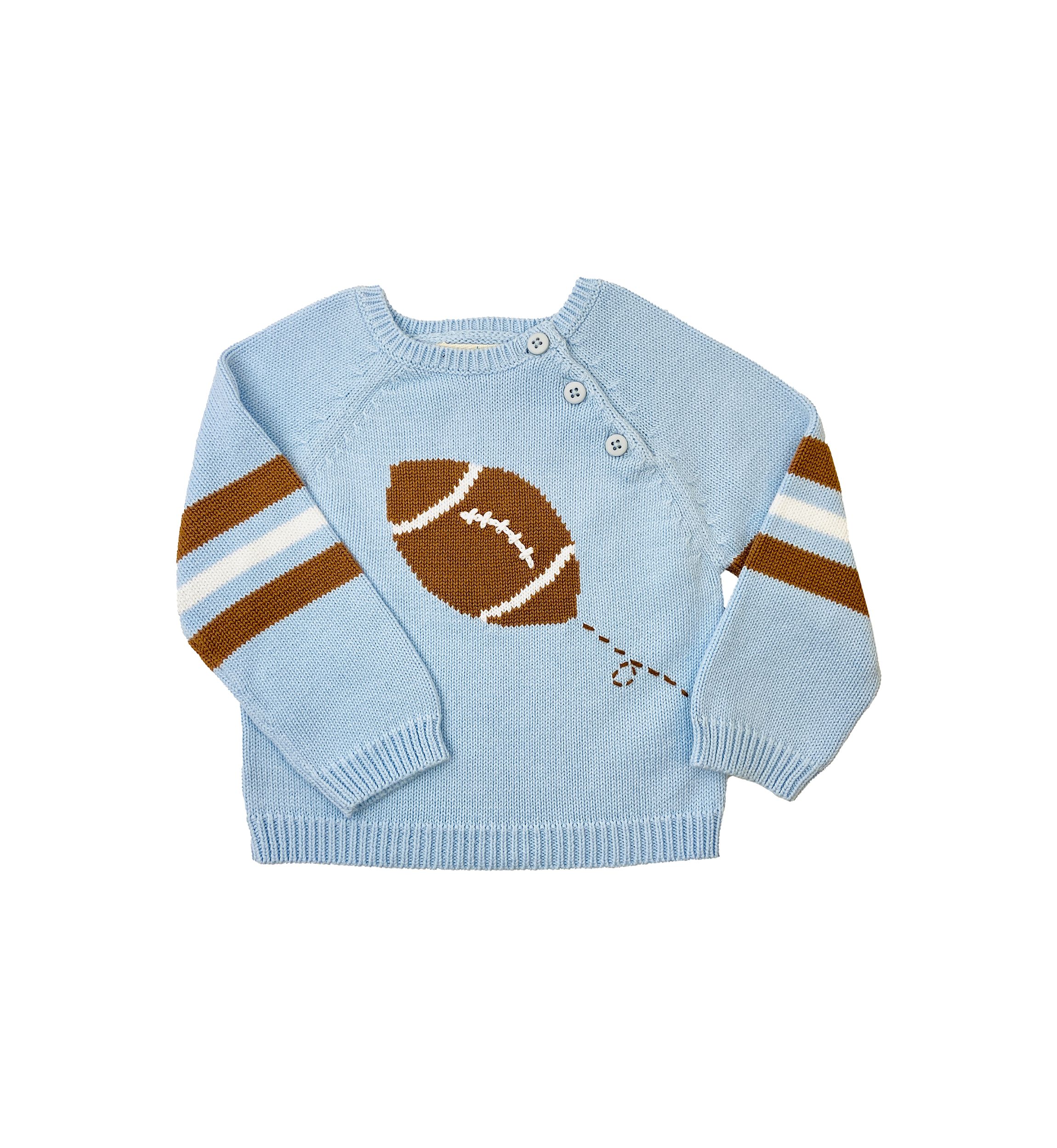 Baby Football Embroidered Sweater