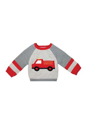 Baby Boys Firetruck Sweater