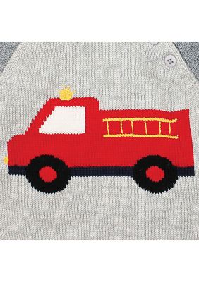 Baby Boys Firetruck Sweater