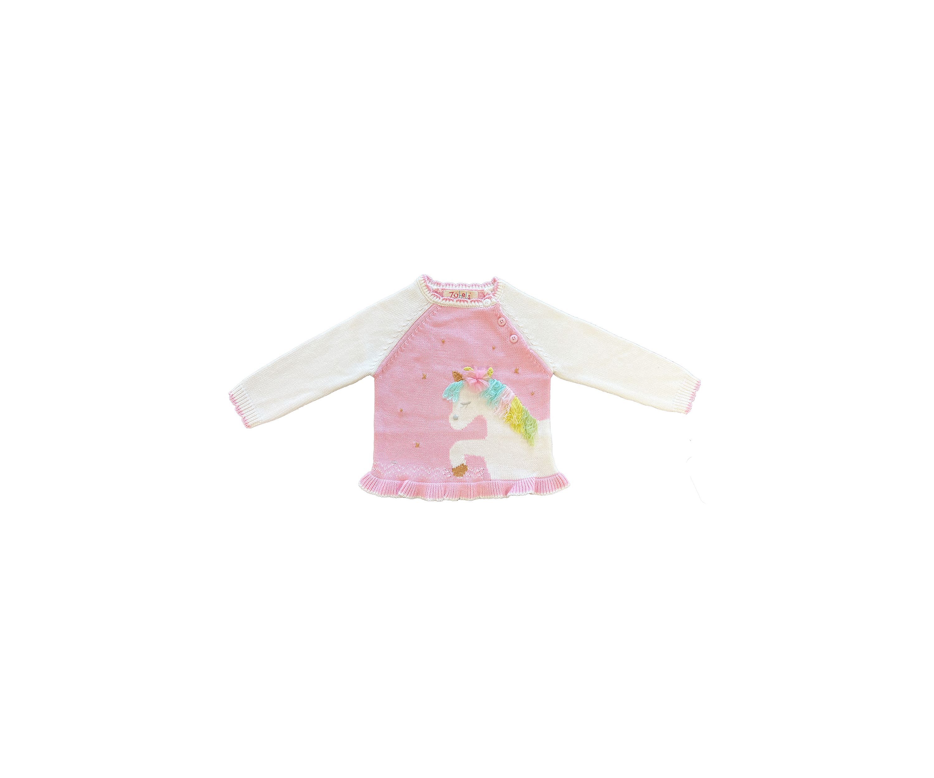 Baby Girls Unicorn Graphic Sweater