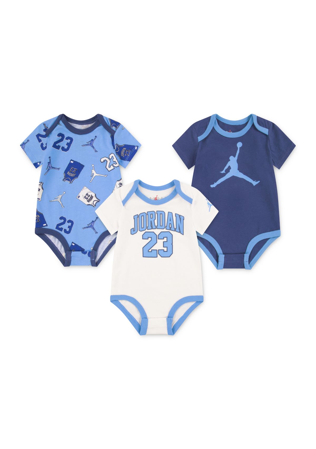 Baby Boys Jersey Bodysuits - 3-Pack 