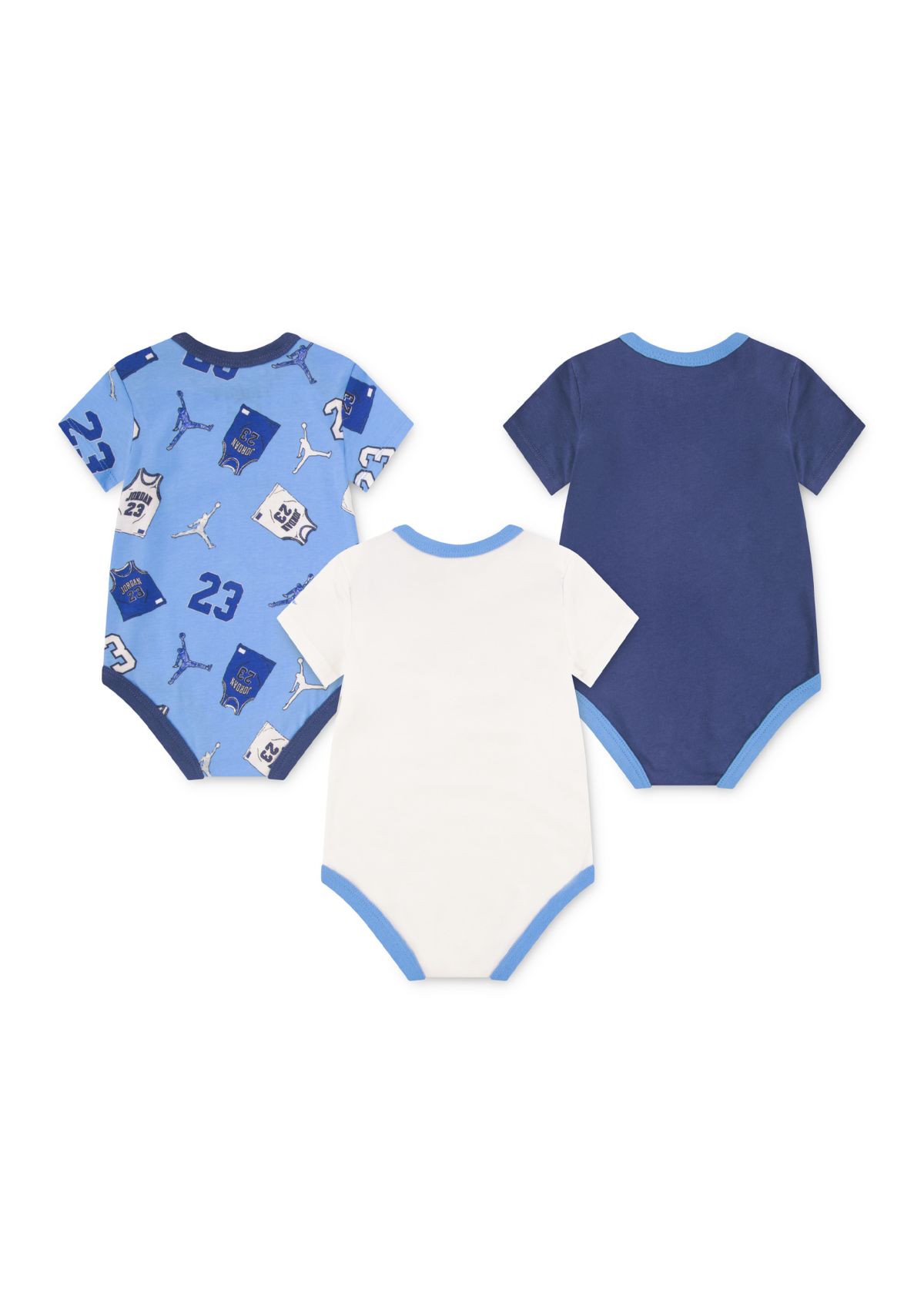 Baby Boys Jersey Bodysuits - 3-Pack 