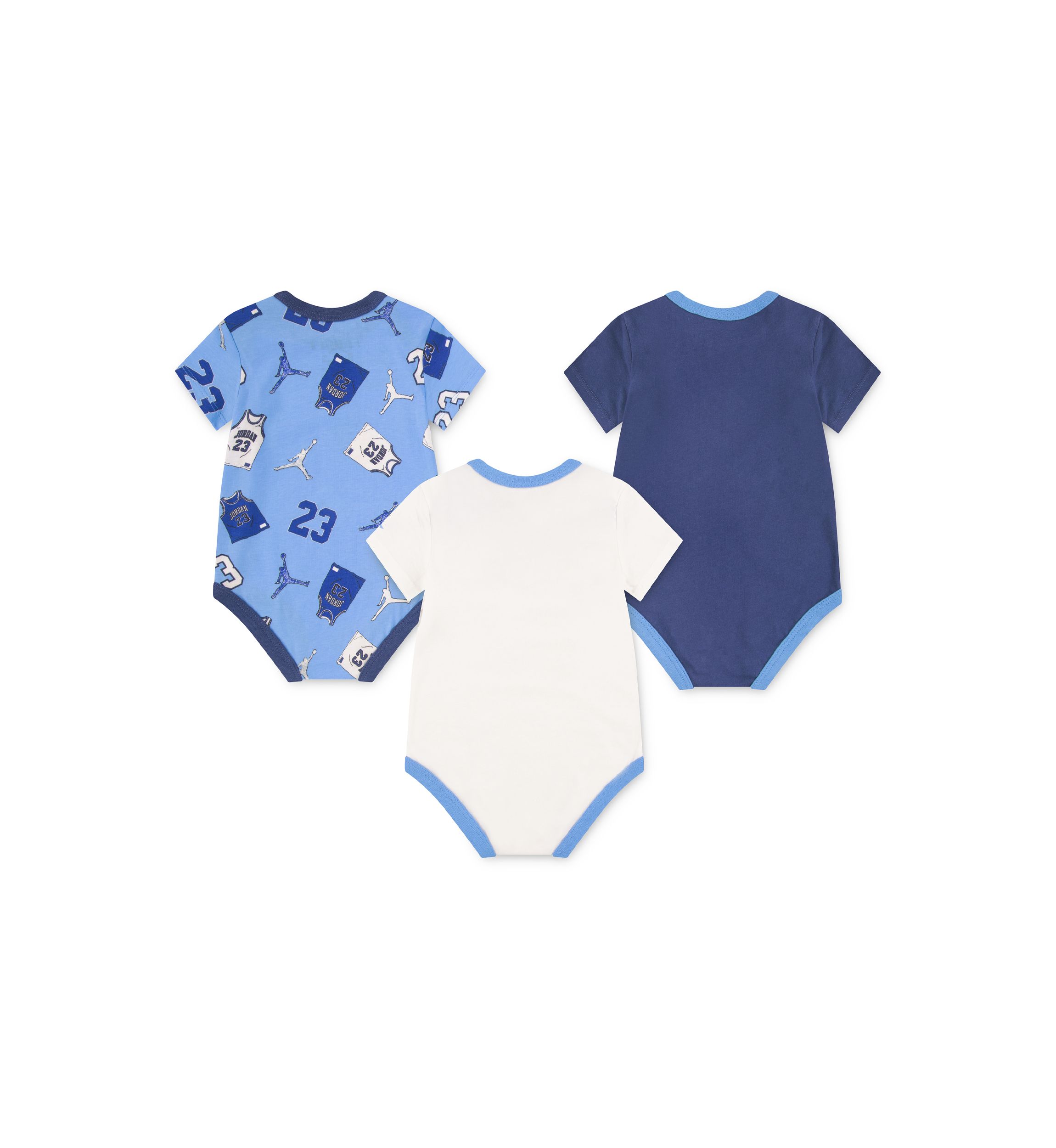 Baby Boys Jersey Bodysuits - 3-Pack 